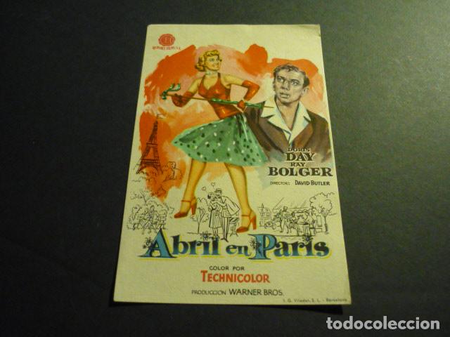 Cine: ABRIL EN PARIS PROGRAMA DE CINE SIN PUBLICIDAD - Foto 1