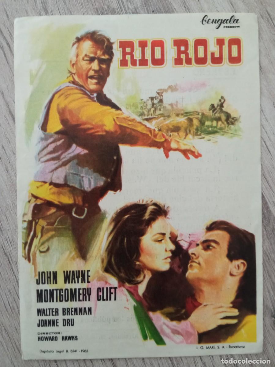 Cine: RIO ROJO, JOHN WAYNE, CINE AVENIDA, CUENCA, 1968 - Foto 1