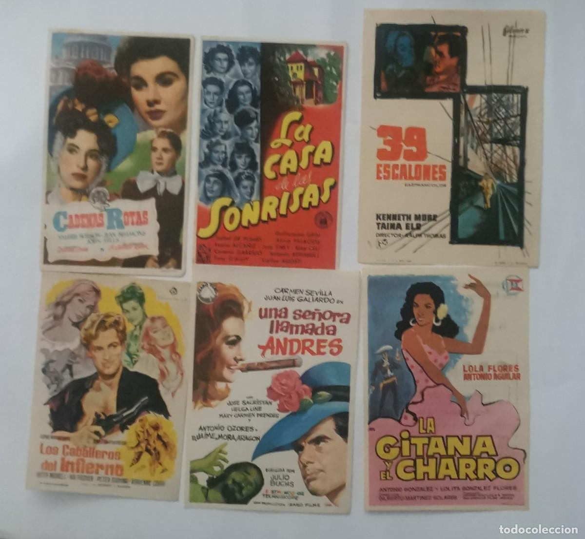 Cine: LOTE DE 6 PROGRAMAS DE CINE - Foto 1