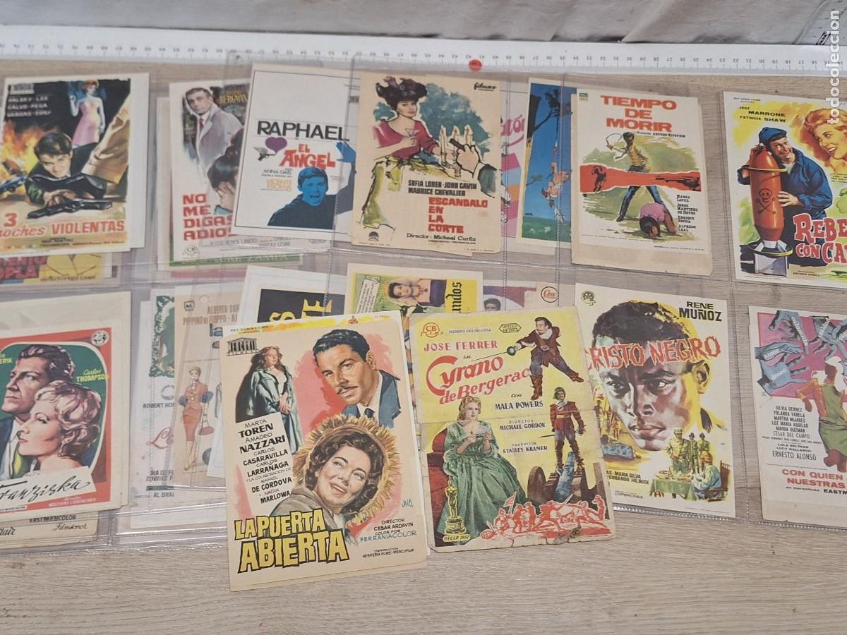 Cine: LOTE 58 PROGRAMAS DE MANO DE CINE - Foto 1