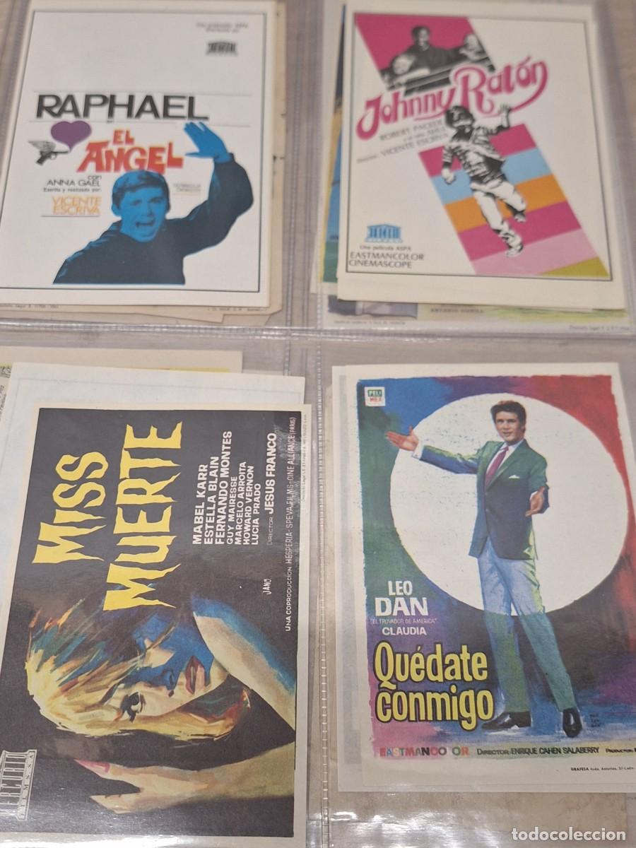 Cine: LOTE 58 PROGRAMAS DE MANO DE CINE - Foto 4
