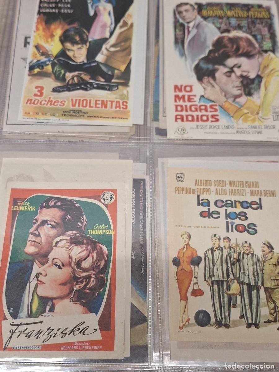 Cine: LOTE 58 PROGRAMAS DE MANO DE CINE - Foto 5