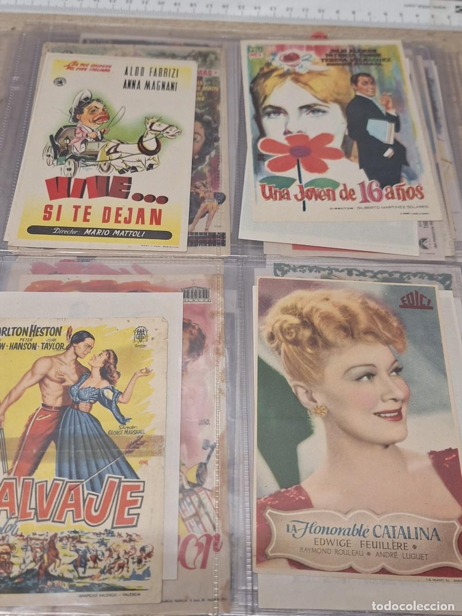 Cine: LOTE 58 PROGRAMAS DE MANO DE CINE - Foto 8