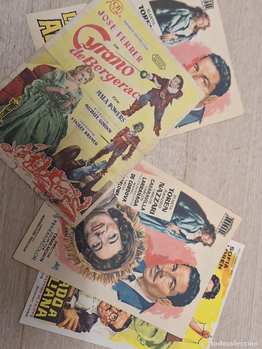 Cine: LOTE 58 PROGRAMAS DE MANO DE CINE - Foto 9