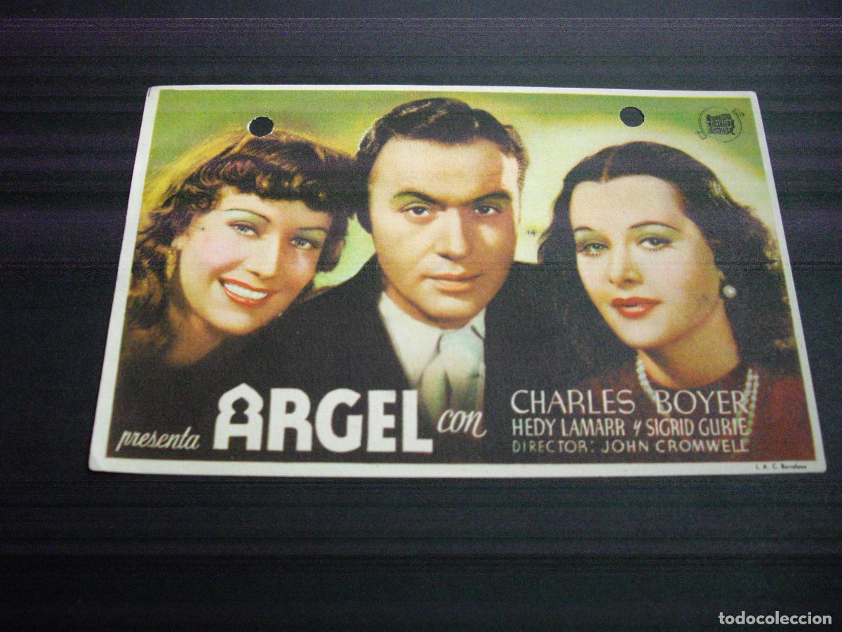 Kino: ARGEL PROGRAMA DE MANO CON PUBLICIDAD CINE SAN SEBASTIAN SEVILLA