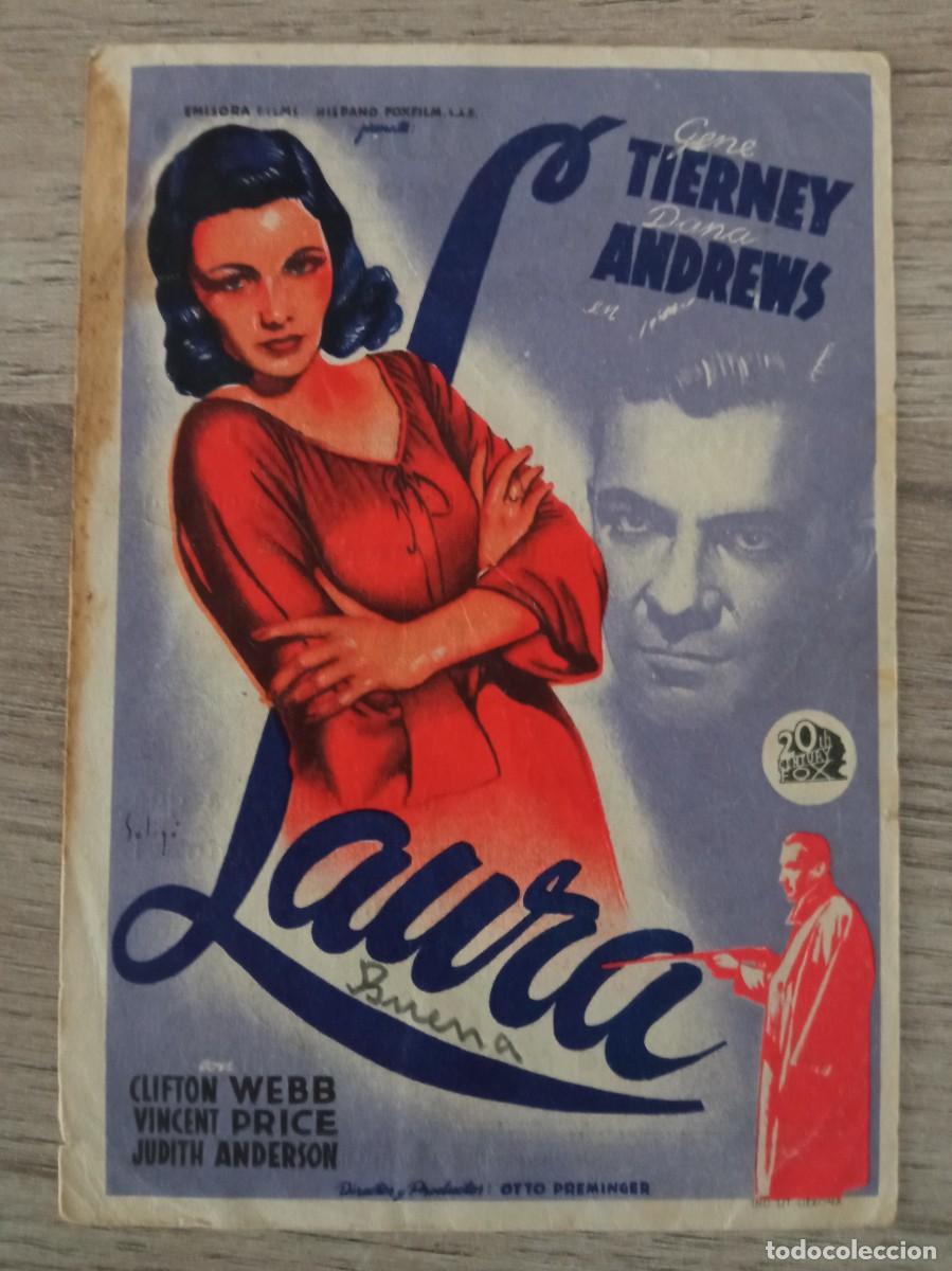 Cine: LAURA, GENE TIERNEY, CINE MODERNO, SAN MATEO, CASTELL&Oacute;N