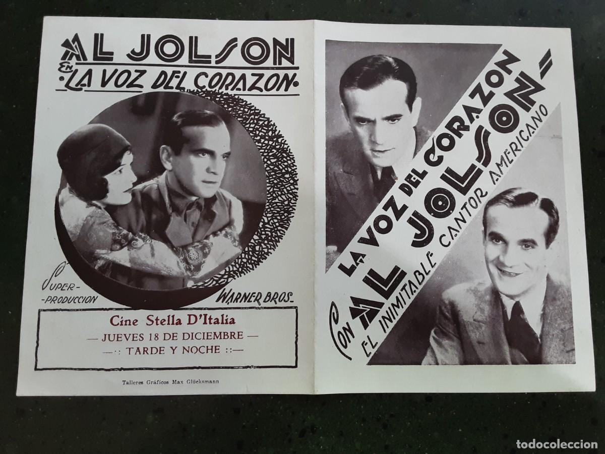 Cine: LA VOZ DEL CORAZ&Oacute;N, AL JOLSON. - Foto 1