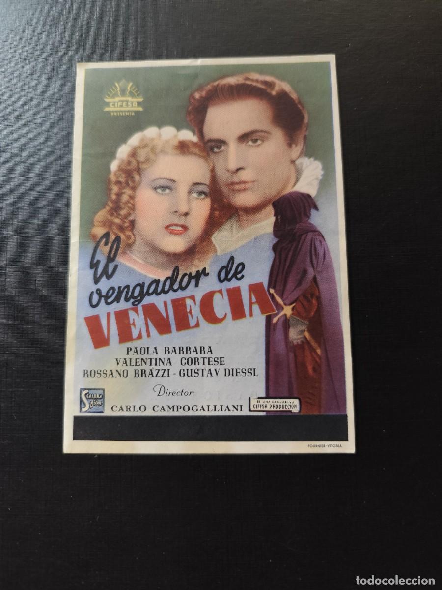 Cine: El vengador de Venecia con publicidad Teatro Principal M&aacute;laga