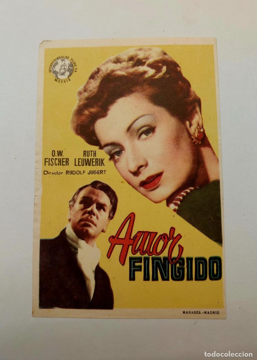 Cine: Amor Fingido 1953 Sin publicidad