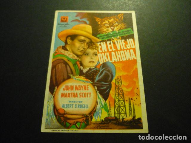 Cine: EN EL VIEJO OKLAHOMA PROGRAMA DE MANO SIN PUBLICIDAD - Foto 1