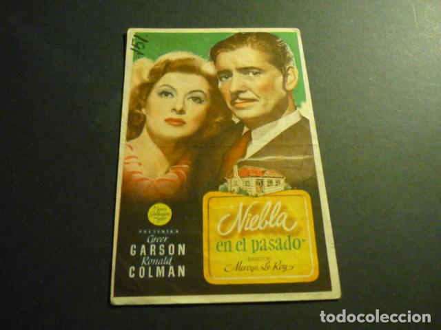 Cine: NIEBLA EN EL PASADO PROGRAMA DE MANO CON PUBLICIDAD CINE MURCIA PARQUE - Foto 1