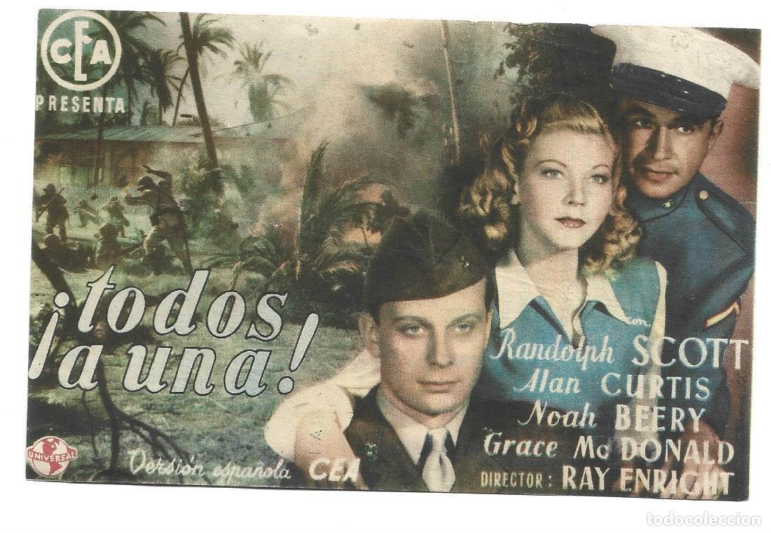 Cine: 1 programa de cine antiguo a&ntilde;o 1946 todos a una 4/11 - Foto 1