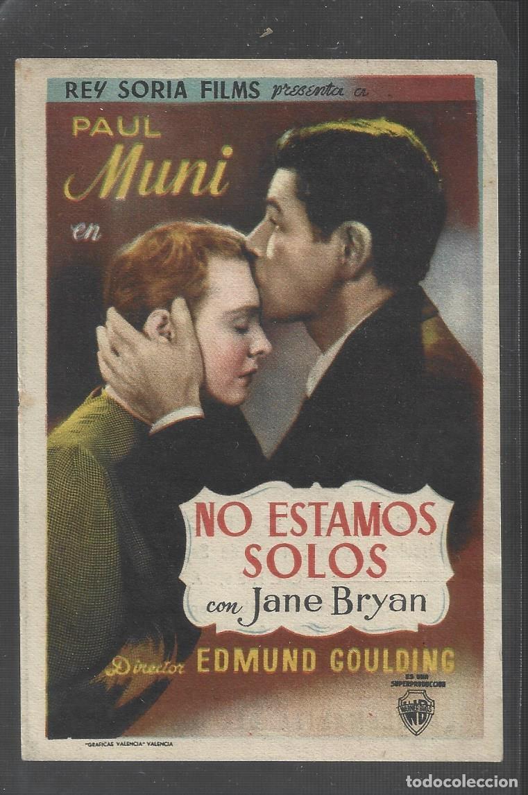 Cine: 1 programa de cine antiguo a&ntilde;o 1948 no estamos solos 4/11 - Foto 1