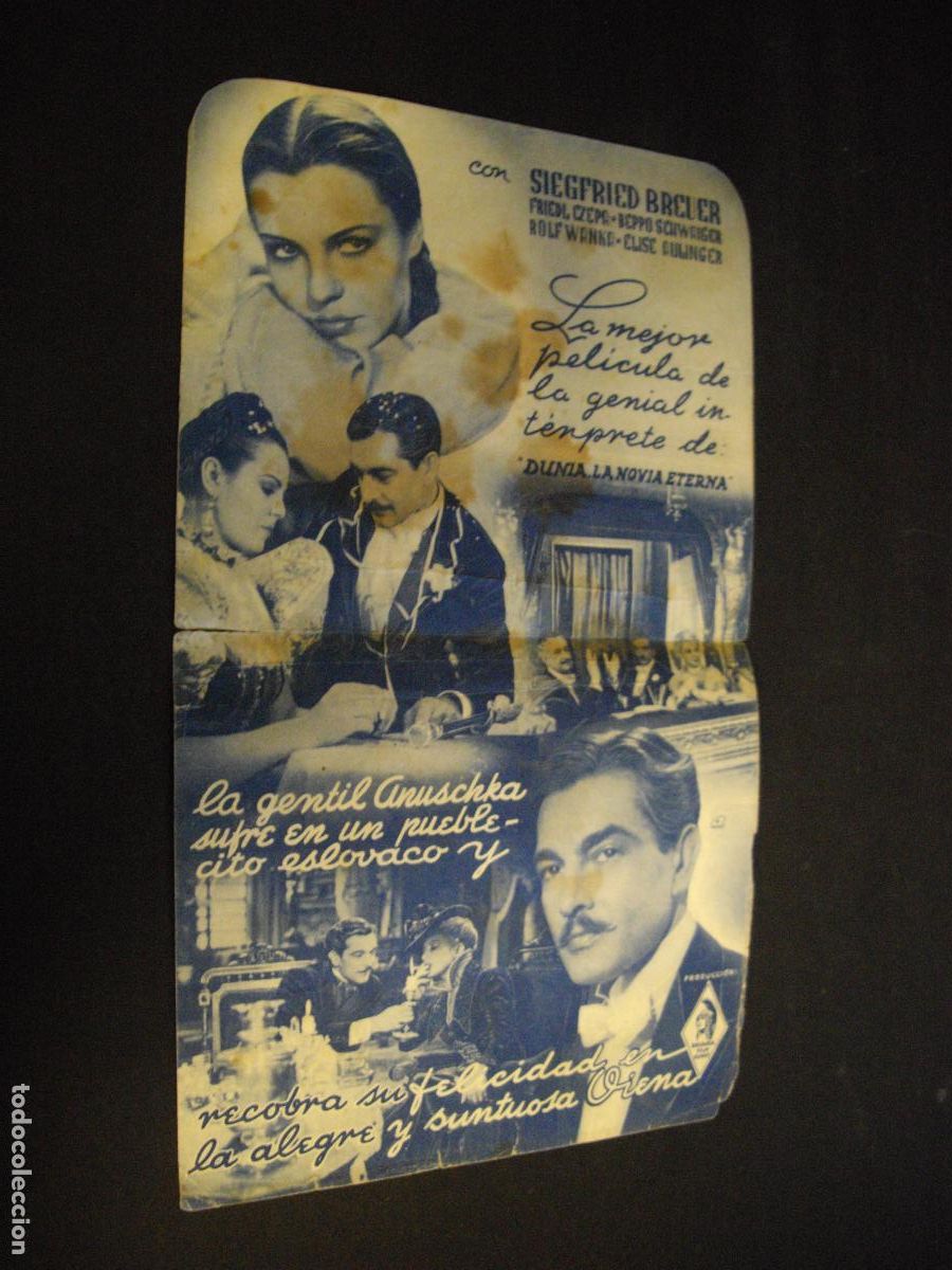 Cine: ANUSCHKA PROGRAMA DE MANO DOBLE CON PUBLICIDAD CINE NORBA CACERES - Foto 2