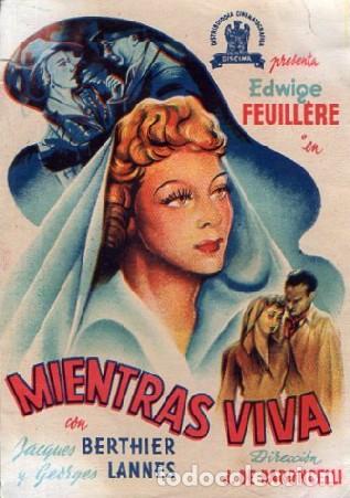 Cine: PROGRAMA DE CINE: MIENTRAS VIVA PC-9048 - Foto 1