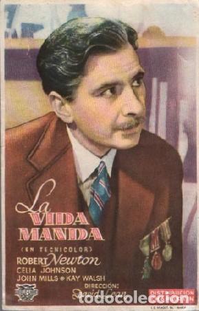 Cine: PROGRAMA DE CINE: LA VIDA MANDA PC-9058 - Foto 1