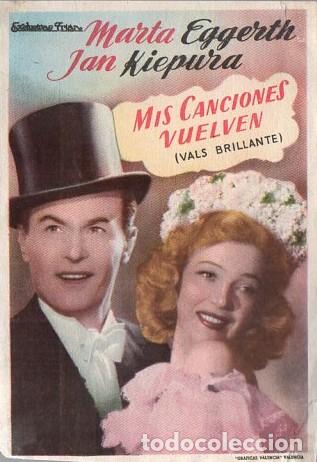 Cine: PROGRAMA DE CINE: MIS CANCIONES VUELVEN PC-9064 - Foto 1