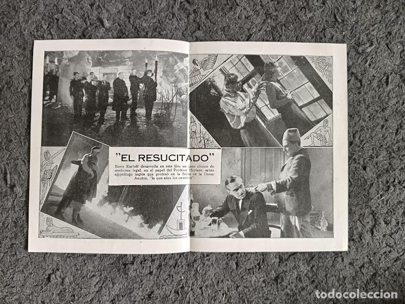 Cine: PTCC6 53 EL RESUCITADO PROGRAMA DOBLE ATLANTIC BORIS KARLOFF TERROR - Foto 2