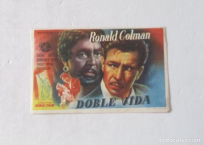 Cinema: DOBLE VIDA, RONALD COLMAN - SALON CINE ESPA&Ntilde;A ALFARRAS