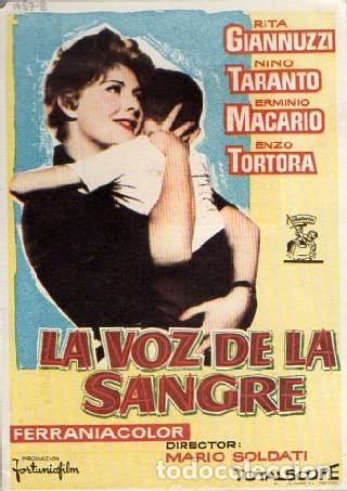 Cine: PROGRAMA DE CINE: LA VOZ DE LA SANGRE PC-9069 - Foto 1