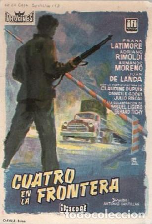 Cine: PROGRAMA DE CINE: CUATRO EN LA FRONTERA PC-9070 - Foto 1