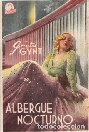 Cine: PROGRAMA DE CINE: ALBERGUE NOCTURNO PC-9072 - Foto 1