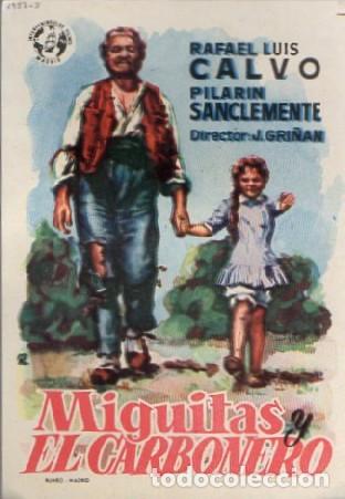 Cine: PROGRAMA DE CINE: MIGUITAS Y EL CARBONERO PC-9075 - Foto 1