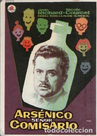 Cine: PROGRAMA DE CINE: ARS&Eacute;NICO SE&Ntilde;OR COMISARIO PC-9081 - Foto 1