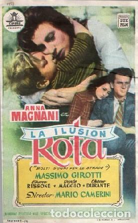 Cine: PROGRAMA DE CINE: LA ILUSI&Oacute;N ROTA PC-9100 - Foto 1