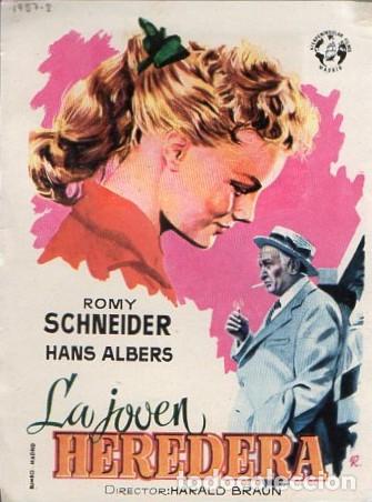 Cine: PROGRAMA DE CINE: LA JOVEN HEREDERA PC-9113 - Foto 1
