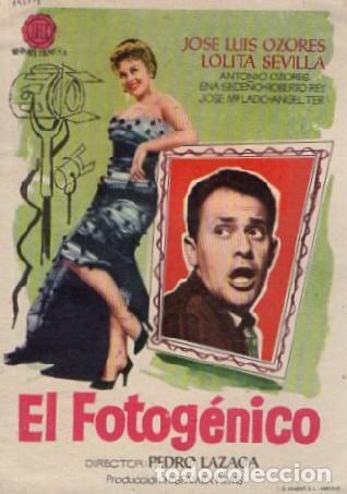 Cine: PROGRAMA DE CINE: EL FOTOG&Eacute;NICO PC-9123 - Foto 1