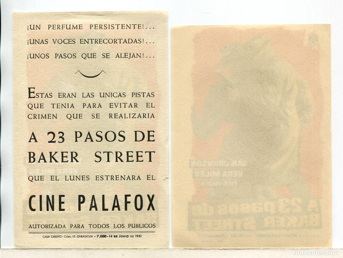 Cine: A 23 PASOS DE BAKER STREET, con Van Johnson. - Foto 2