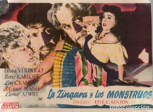 Cine: PROGRAMA DE CINE: LA Z&Iacute;NGARA Y LOS MONSTRUOS PC-9144 - Foto 1