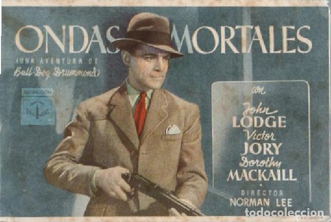 Cine: PROGRAMA DE CINE: ONDAS MORTALES PC-9149 - Foto 1