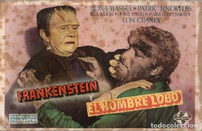 Cine: PROGRAMA DE CINE: FRANKENSTEIN Y EL HOMBRE LOBO PC-9157 - Foto 1