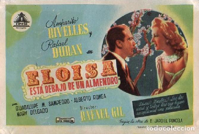 Cine: PROGRAMA DE CINE: ELOISA EST&Aacute; DEBAJO DE UN ALMENDRO PC-9158 - Foto 1