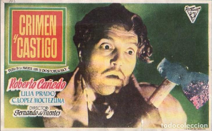 Cine: PROGRAMA DE CINE: CRIMEN Y CASTIGO PC-9165 - Foto 1