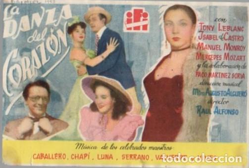 Cine: PROGRAMA DE CINE: LA DANZA DEL CORAZON PC-9196 - Foto 1