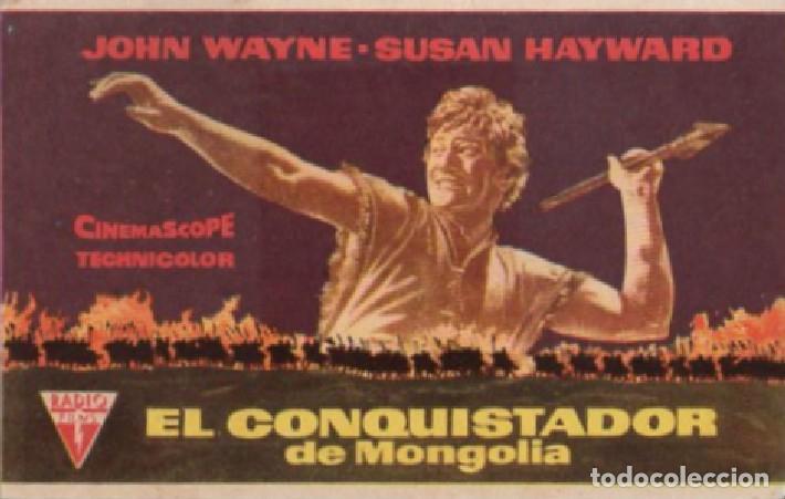 Cine: PROGRAMA DE CINE: EL CONQUISTADOR DE MONGOLIA PC-9199 - Foto 1