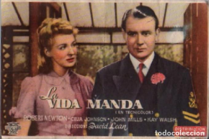 Cine: PROGRAMA DE CINE: LA VIDA MANDA PC-9200 - Foto 1