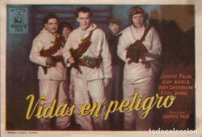Cine: PROGRAMA DE CINE: VIDAS EN PELIGRO PC-9202 - Foto 1