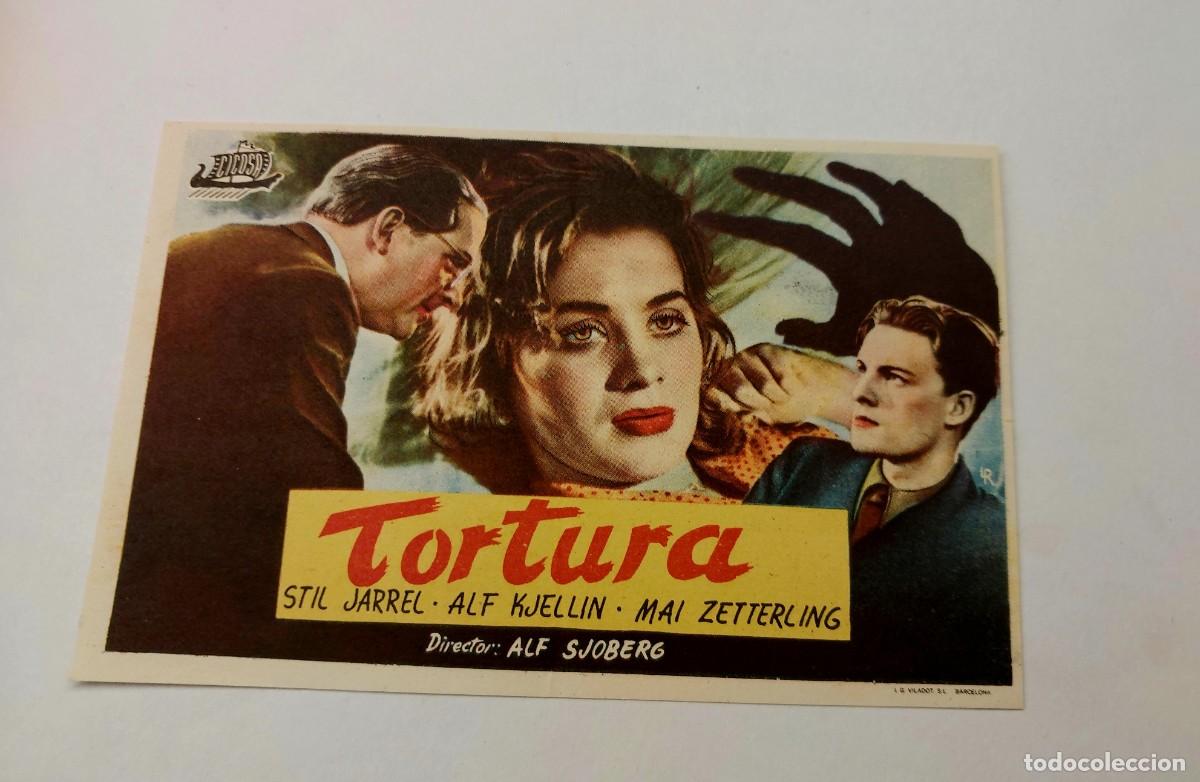  Foglietti di film di film antichi di cinema: Tortura 1944 Sin publicidad
