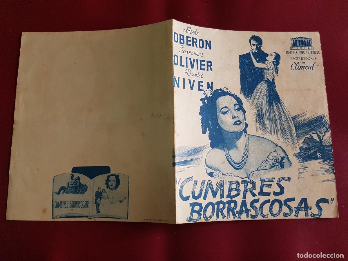 Cine: PROGRAMA DE MANO - CUMBRES BORRASCOSAS - Foto 1