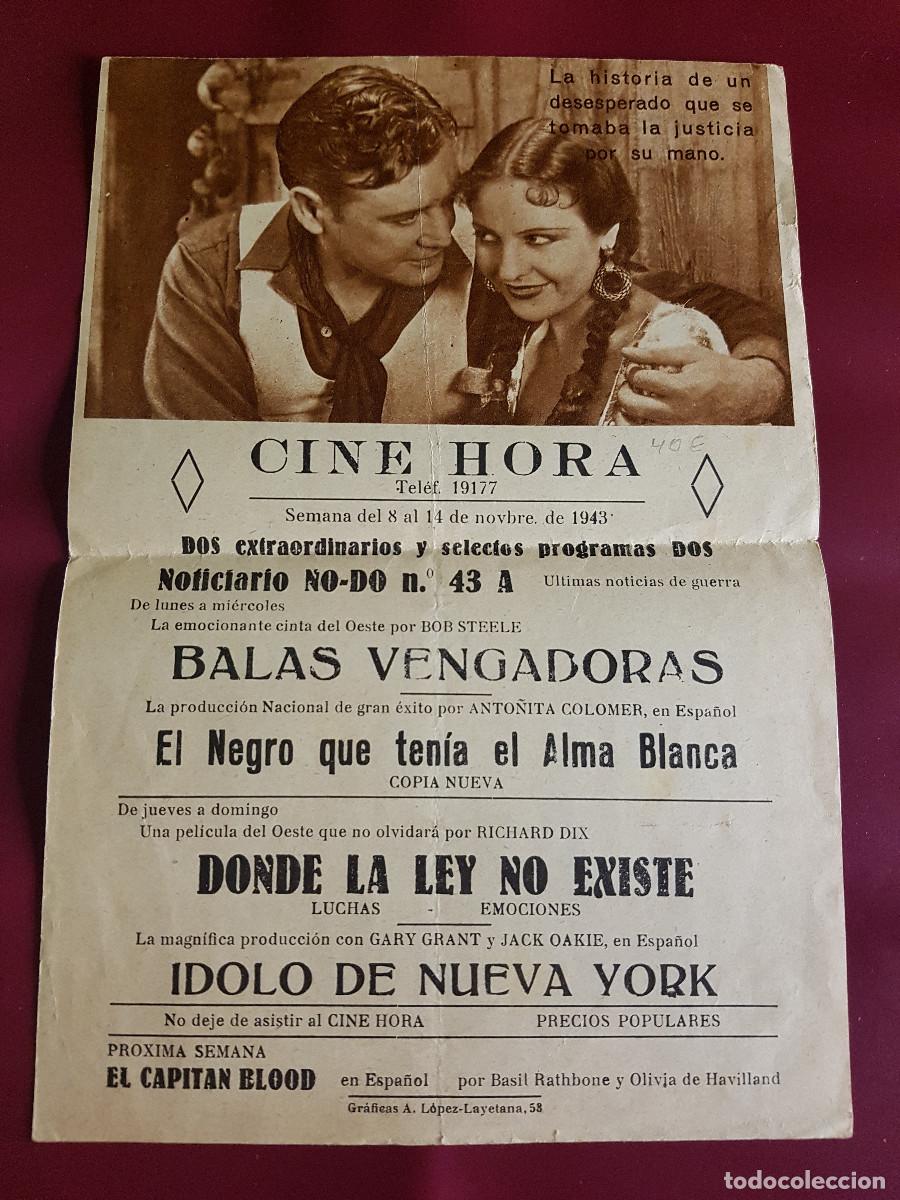 Cine: PROGRAMA DE MANO - DONDE LA LEY NO EXISTE - Foto 2