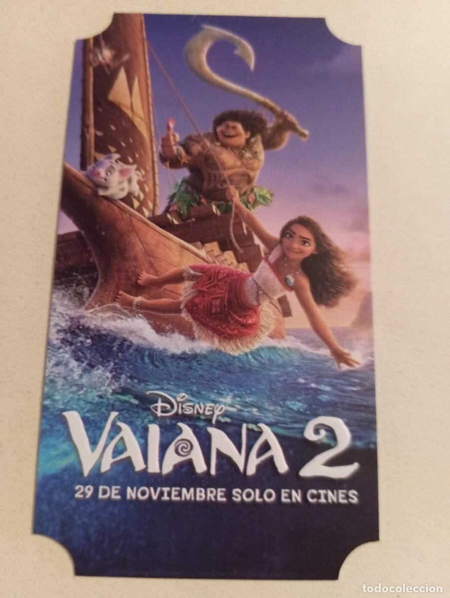 Cine: PROGRAMA DE ** VAIANA 2 ** DIBUJOS. 10 x 5.5 CMS.