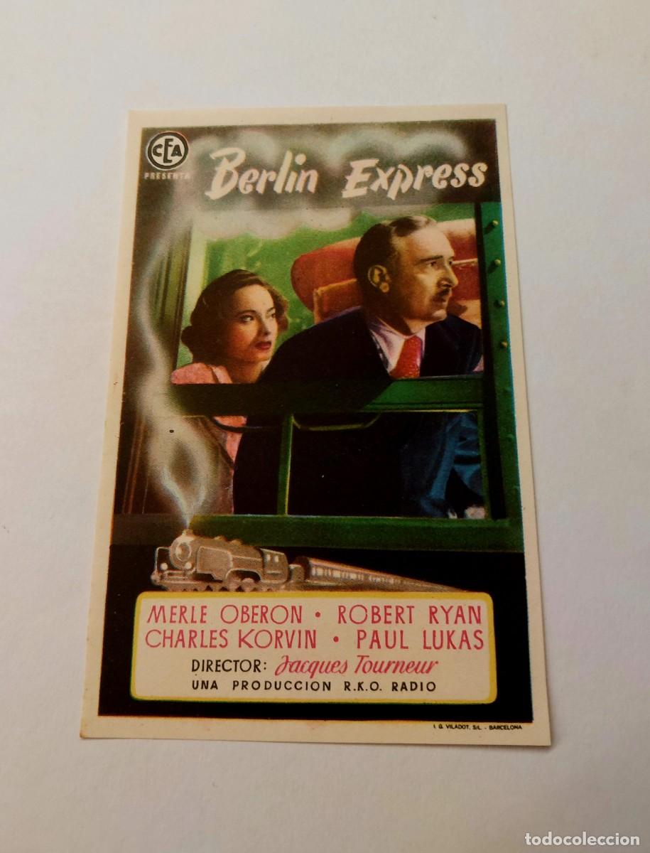 Cine: Berl&iacute;n Express 1948 Sin publicidad - Foto 1