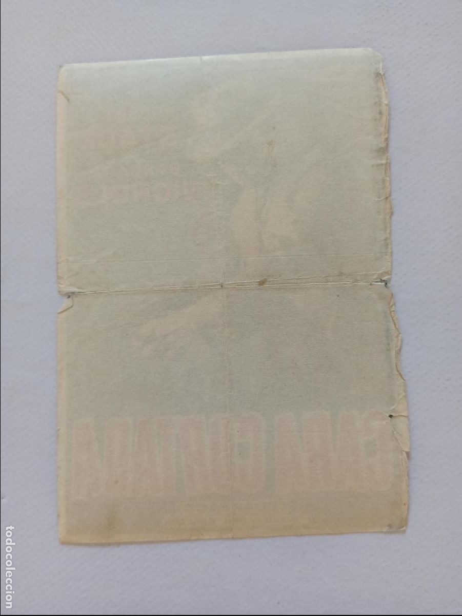 Cine: FOLLETO DE MANO (SCARFACE) - CARA CORTADA - ROBERT STACK (150G) - Foto 2