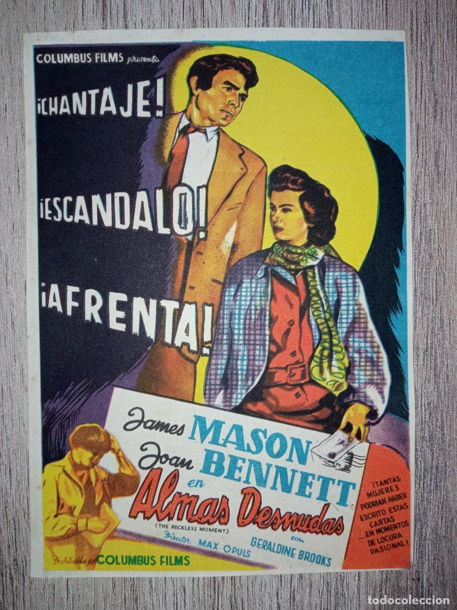Cinema: ALMAS DESNUDAS, JAMES MASON, JOAN BENNETT