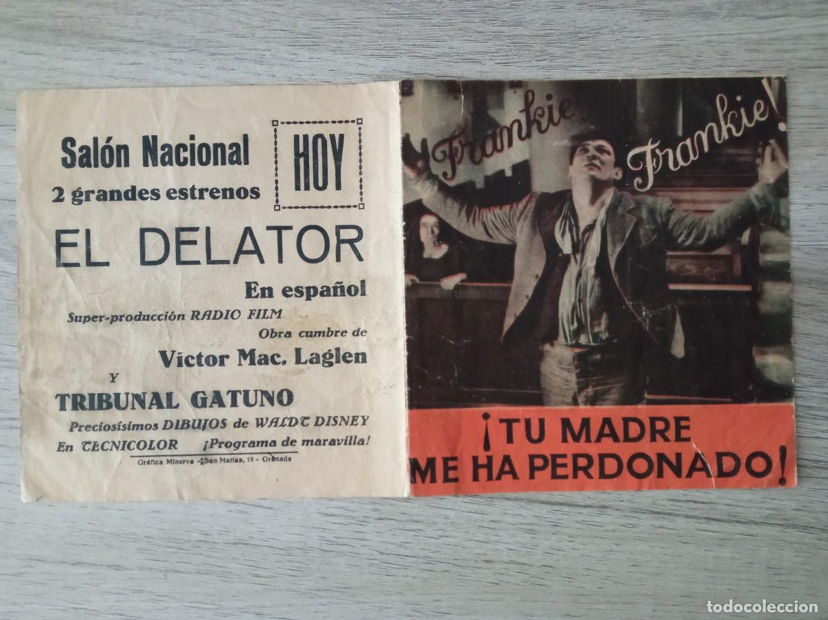 Cine: EL DELATOR, VICTOR MACLAGLEN, SAL&Oacute;N NACIONAL, GRANADA