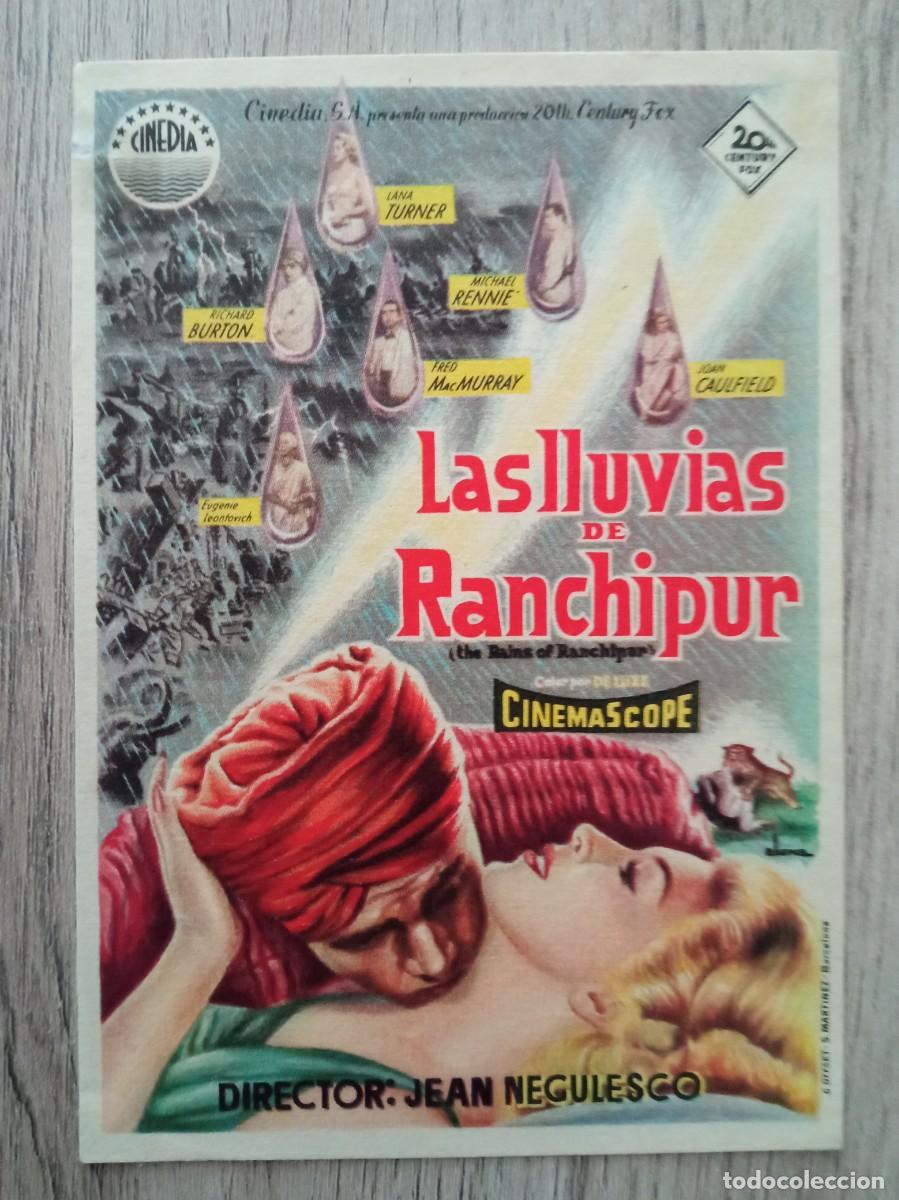 Cine: LA LLUVIAS DE RANCHIPUR, LANA TURNER, RICHARD BURTON